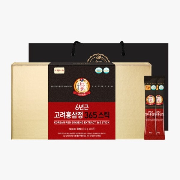 【正元参】6年根高丽红参浓缩液365系列（10g×50条）