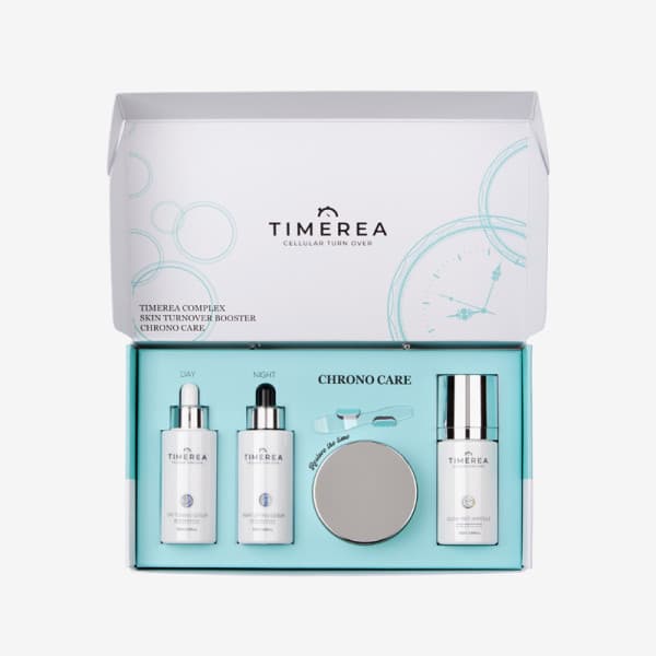 TIMEREA护肤4件套(30ml日/夜间精华液+50ml护肤霜+50ml安瓶) 1